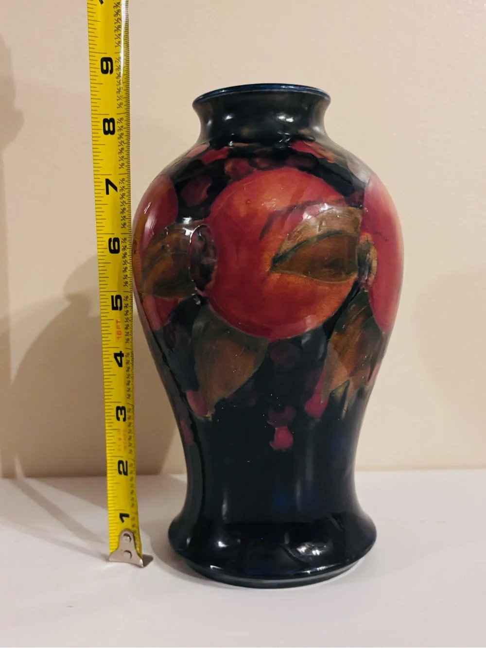 Antique William Moorcroft Pomegranate Vase, c1913-1916